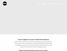 Tablet Screenshot of milesproducts.com